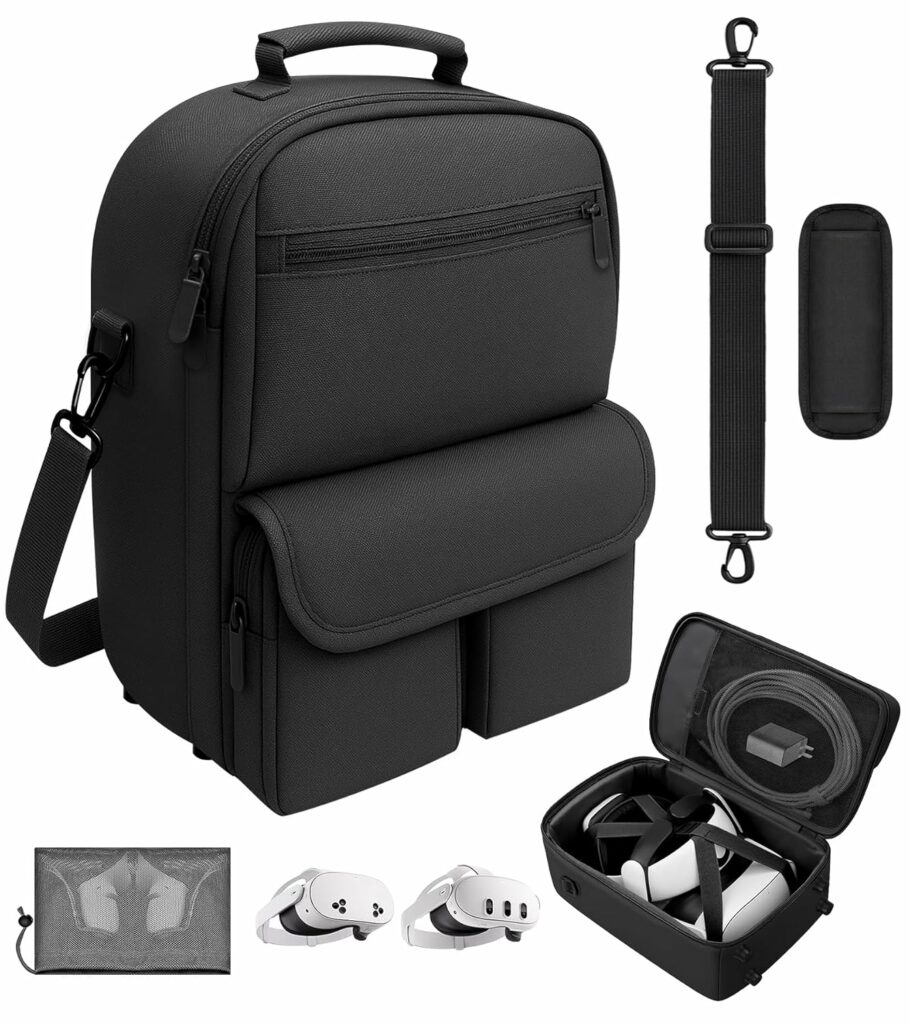 Large Carrying Case for Meta Oculus Quest 3s/3/2,
