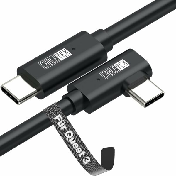 Meilleurs accessoires pour Meta Quest 3 et 3s, Câble Link CABLETEX 5 m