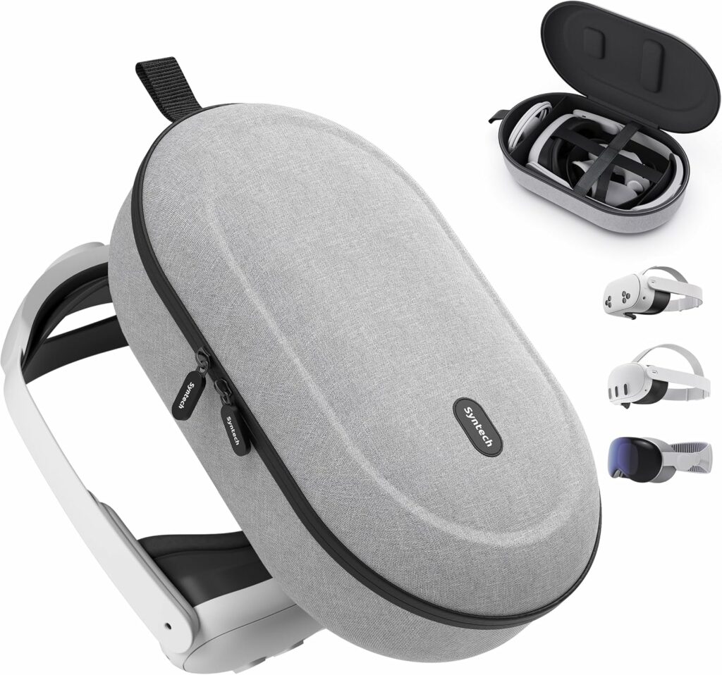 Meilleurs accessoires pour Meta Quest 3 et 3s, étui rigide VR